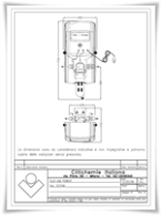 Schema dimensionale impianto centralizzato anticalcare