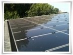 Particolare dei pannelli fotovoltaici da 90 Watt